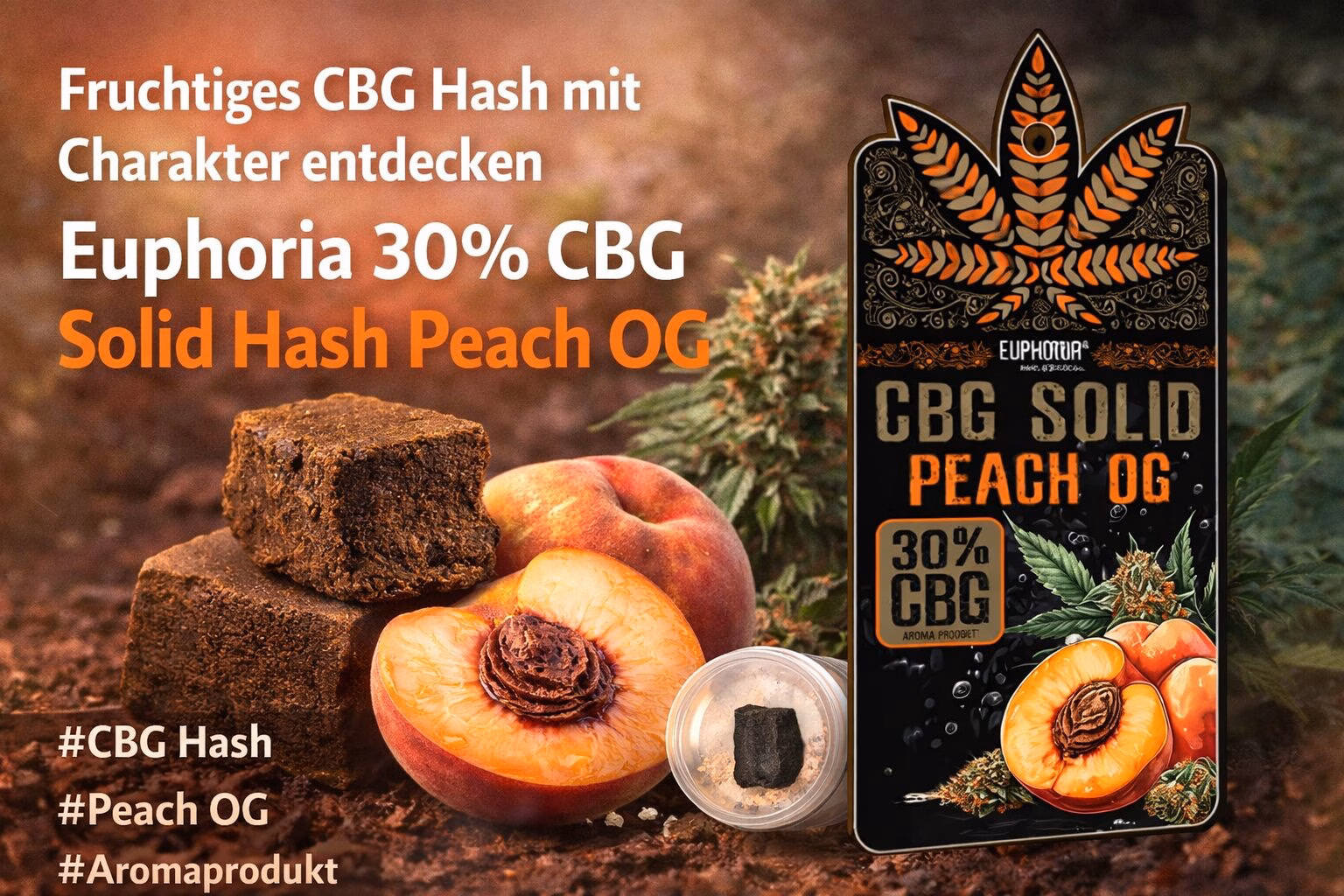 Fruchtiges CBG Hash mit Charakter